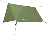 10 x 10 FT Lightweight Waterproof RipStop Rain Fly Hammock Tarp Cover Tent Shelter for Camping Outdoor Travel by W-UpBird