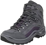 LOWA Boots320945-W - Renegade Gtx Mid Ws Mujer , Gris (Multicolor (Blue Grey/Prune)), 7.5 B(M) US