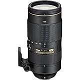 Nikon AF-S NIKKOR 80-400mm f/4.5-5.6G ED VR - Objetivo para nikon (Distancia Focal 80-400mm, Apertura f/4,5-5,6, Zoom óptico 5X, estabilizador de Imagen) Color Negro