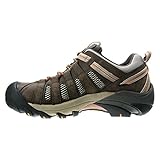 KEEN Men's Voyageur Trail Shoe, Black Olive/ Inca Gold, 10 M US