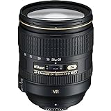 Nikon AF-S 24-120mm F4 ED VR - Objetivo para Nikon (distancia focal 36-180mm, apertura f/4, zoom óptico 5x,estabilizador) color negro - Versión Europea